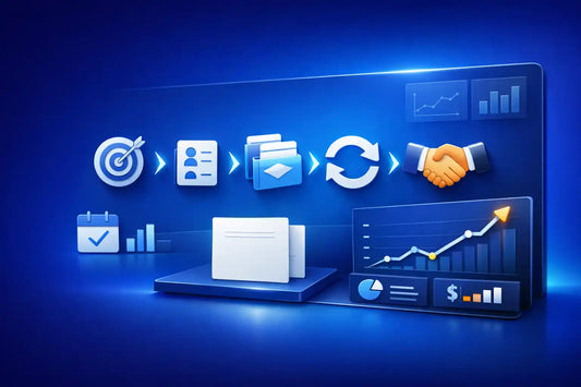 Close 3 Clients in 30 Days course cover – 5-step freelance outreach system pipeline dashboard