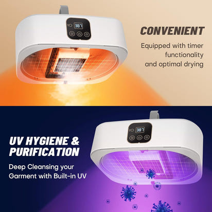 Dual purification: Heat + spectrum (blue light) purification for double-action freshness.